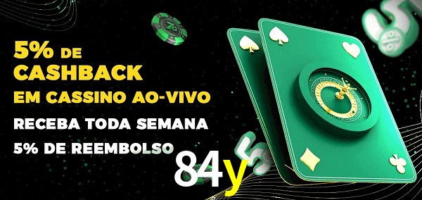 Promoções do cassino ao Vivo 84y